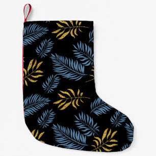 Leaves Pattern 17 Small Christmas Stocking