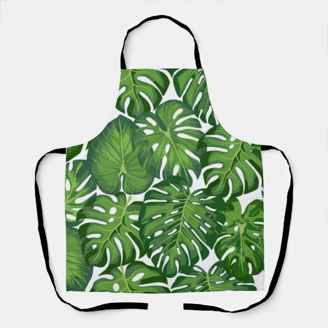 Leaves pattern apron (Front)