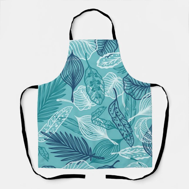 Leaves pattern apron (Front)