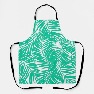 Leaves pattern apron