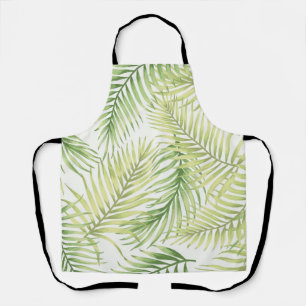 Leaves pattern apron