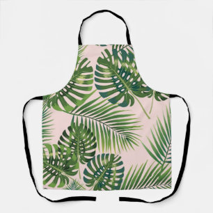 Leaves pattern apron