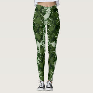 leaves pattern banana leaves design  leggings