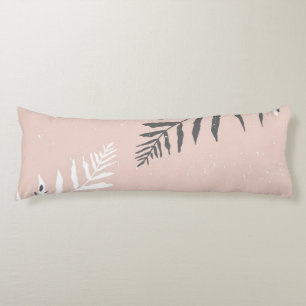 Leaves pattern body cushion
