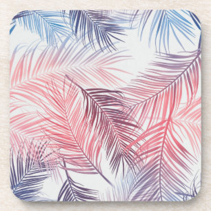 Leaves pattern coaster
