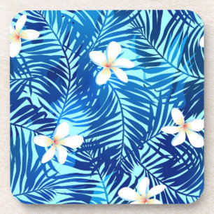 Leaves pattern coaster