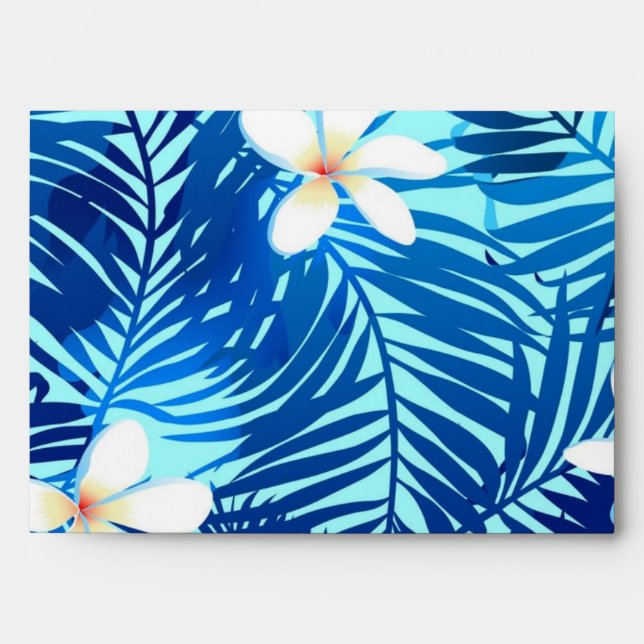 Leaves pattern envelope (Front)