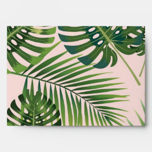 Leaves pattern envelope