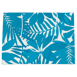 Leaves pattern large gift bag