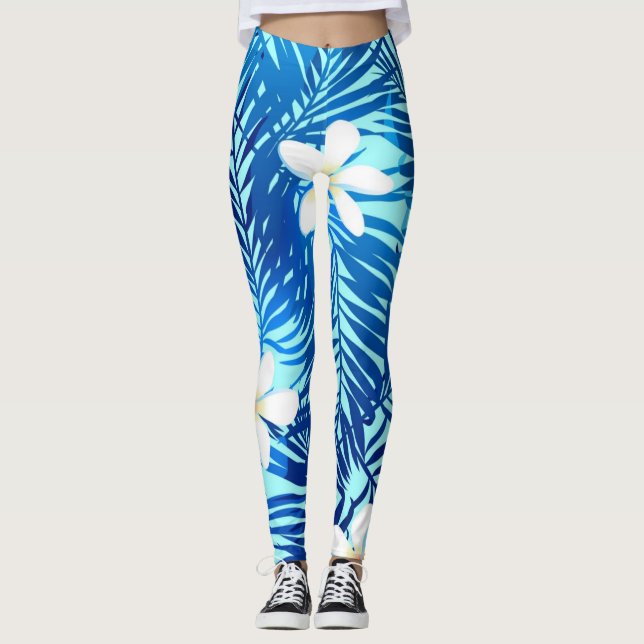 Leaves pattern leggings (Front)
