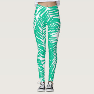 Leaves pattern leggings