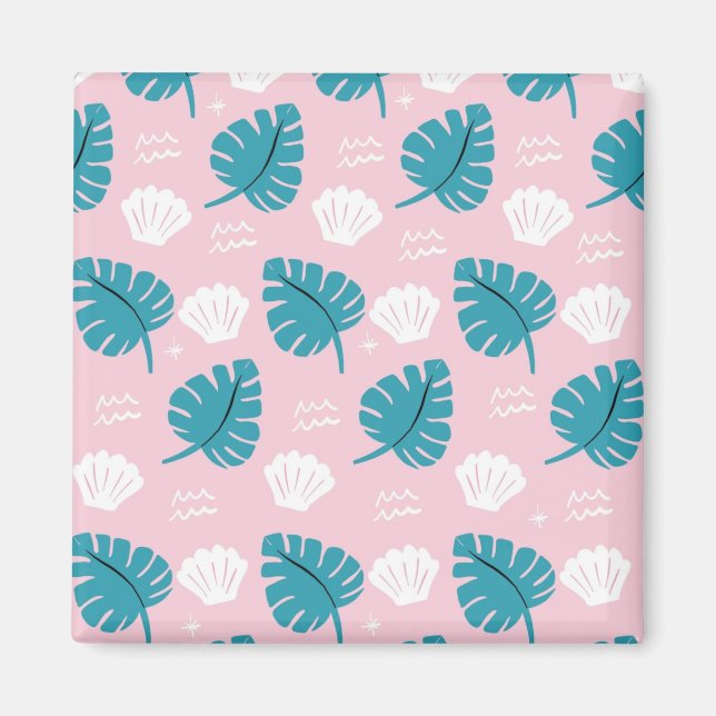 Leaves pattern magnet (Front)