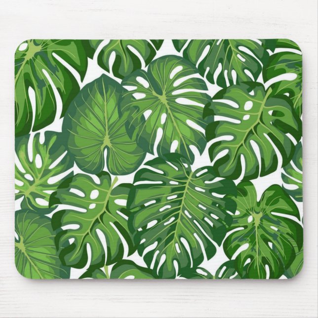Leaves pattern mouse mat (Front)