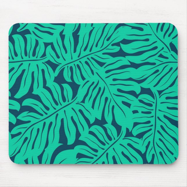 Leaves pattern mouse mat (Front)