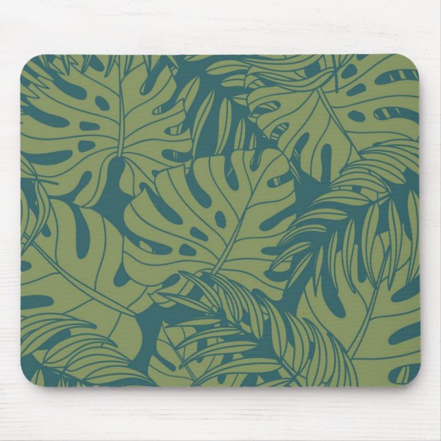 Leaves pattern mouse mat (Front)
