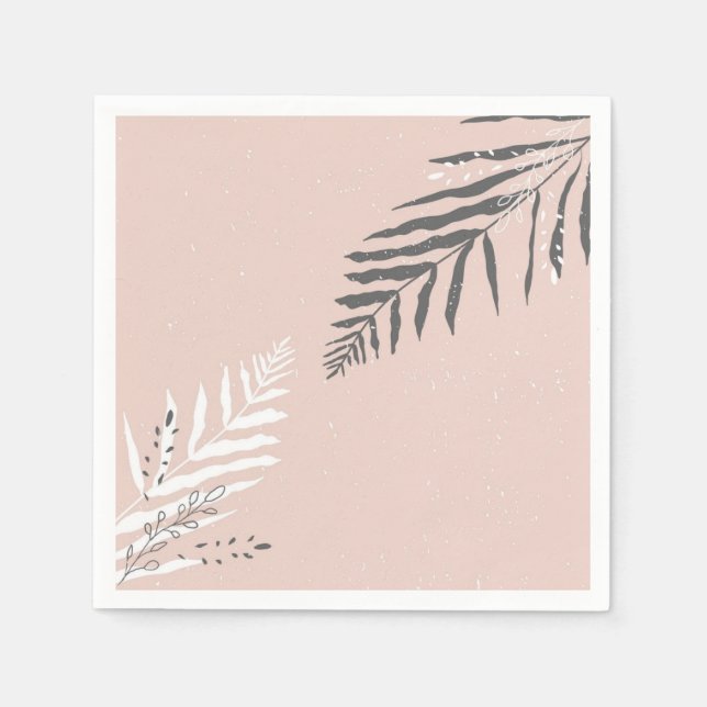 Leaves pattern napkin (Front)