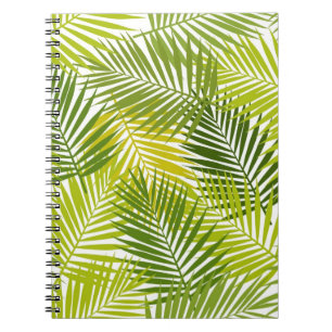 Leaves pattern notebook
