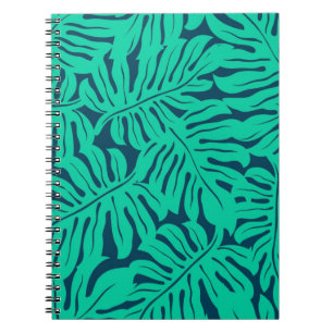 Leaves pattern notebook