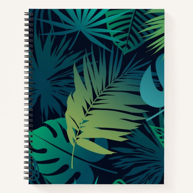 Leaves pattern notebook (Front)