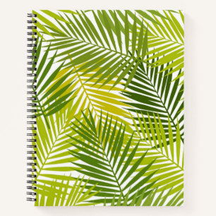 Leaves pattern notebook