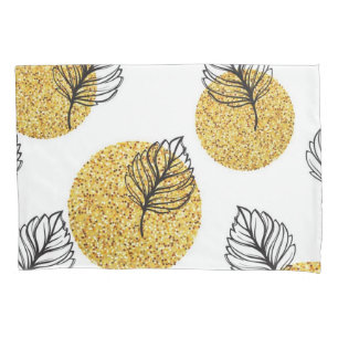 Leaves pattern pillowcase
