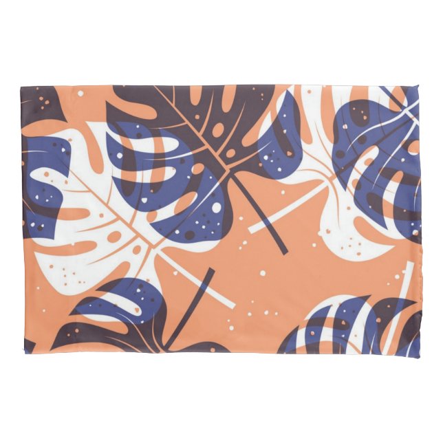 Leaves pattern pillowcase (Front)