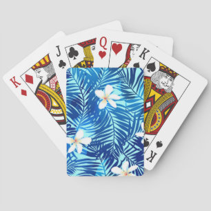 Leaves pattern playing cards
