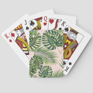 Leaves pattern playing cards