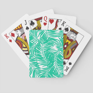 Leaves pattern playing cards