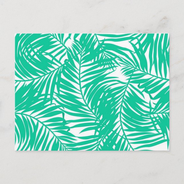 Leaves pattern postcard (Front)