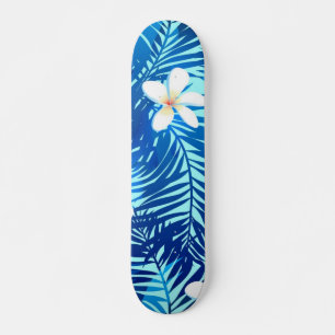 Leaves pattern skateboard