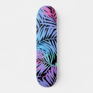 Leaves pattern skateboard