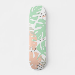 Leaves pattern skateboard