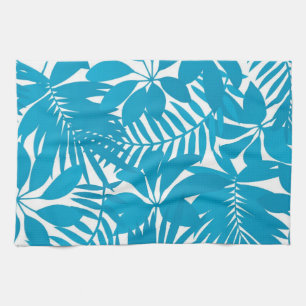 Leaves pattern tea towel
