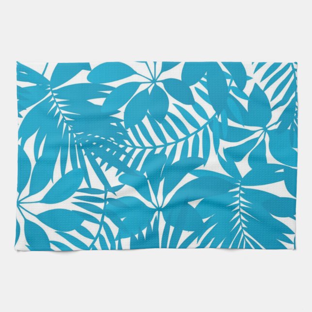 Leaves pattern tea towel (Horizontal)