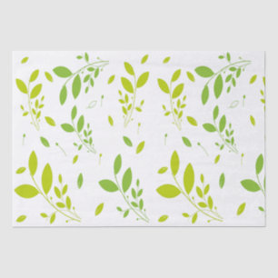 leaves pattern tissue paper