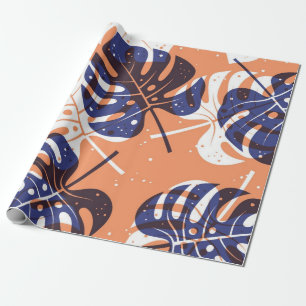Leaves pattern wrapping paper
