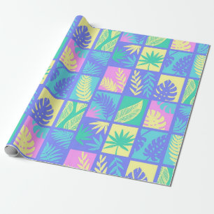 Leaves pattern wrapping paper