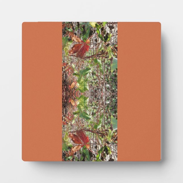 Leaves photo autumn plaque (Front)