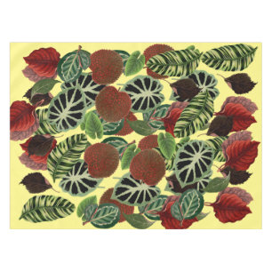 Leaves plants leaf garden nature girl art tablecloth