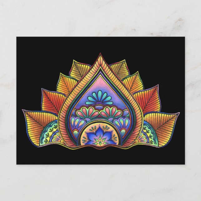 Leaves Postcard (Front)