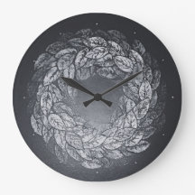 leaves prints in circle