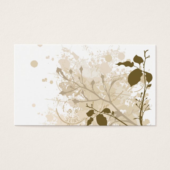 Leaves Profile Card (Front)