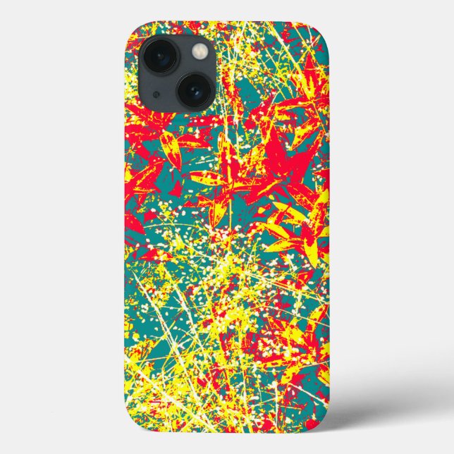 leaves red green yellow and white  Case-Mate iPhone case (Back)