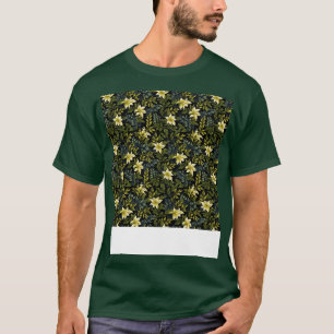 Leaves Seamless Pattern Foliage Leaf Plant Botanic T-Shirt