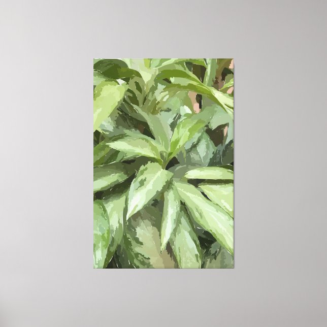 Leaves Stretched Canvas Print (Front)
