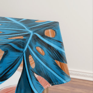leaves tablecloth