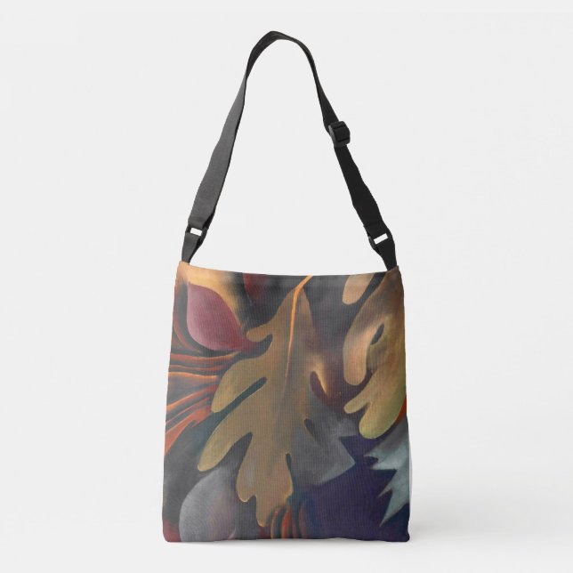 Leaves Under Water | Georgia O'Keeffe | Crossbody Bag (Back)
