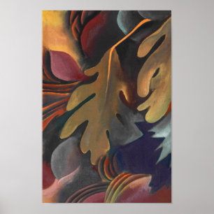 Leaves Under Water   Georgia O'Keeffe   Poster