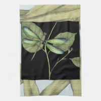 Leaves with Dragonfly Inset by Jennifer Goldberger